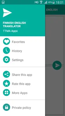 Finnish English Translator android App screenshot 1